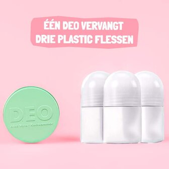 Deodorant cr&egrave;me - Alo&euml; Vera Komkommer