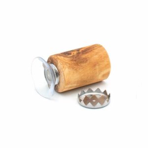 Magnetische zeephouder olijfhout