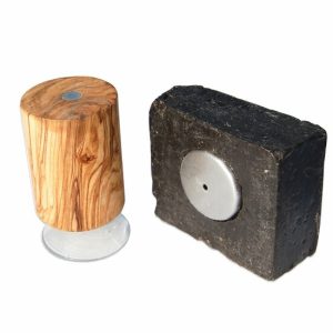 Magnetische zeephouder olijfhout