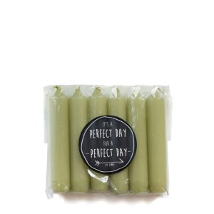 Rustik Lys 6pack dinerkaarsen - Pear