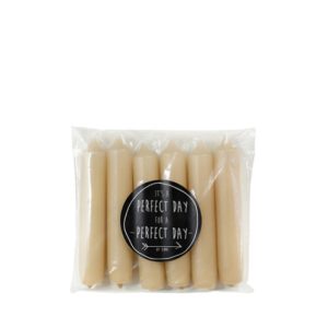 Rustik Lys 6pack dinerkaarsen - Apricot