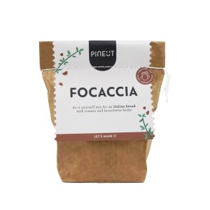 Pineut borrelbrood - Focaccia tomato-bruschetta