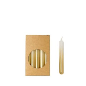 Rustik Lys Potloodkaarsjes 1.2x10CM - Goud
