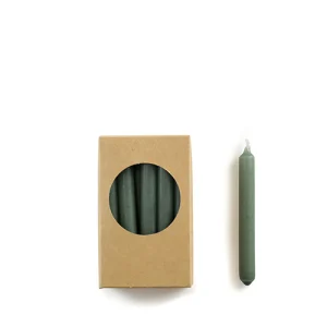 Rustik Lys Potloodkaarsjes 1.2x10CM - Forest green