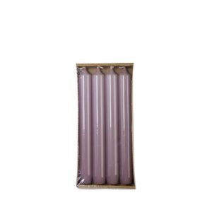Rustik Lys Hoogglans Dinerkaarsen - Mauve