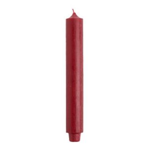 Rustik Lys 3.2x30cm dinerkaars - Antiek rood
